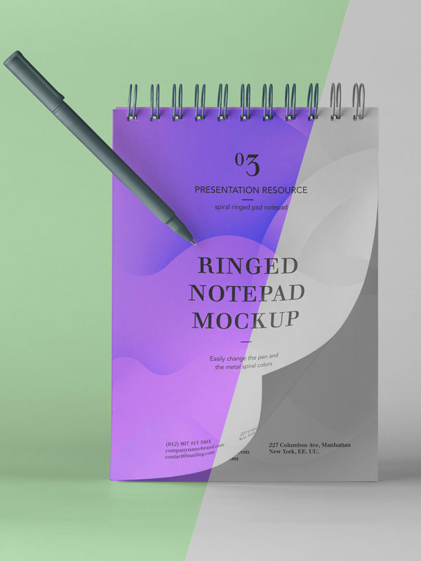 Notepad Mockup